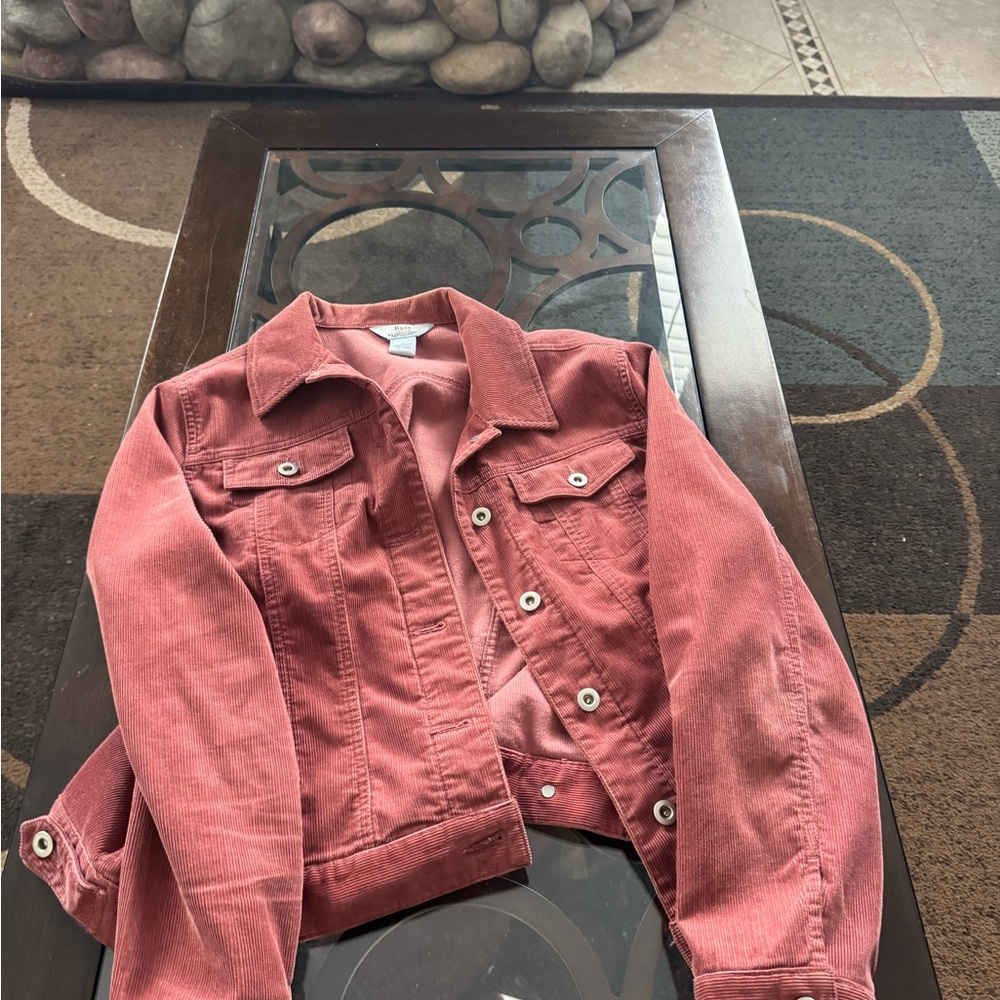 Women’s jean jacket vintage very comfy mauve